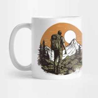 Take a step back in time with a vintage hike Mug